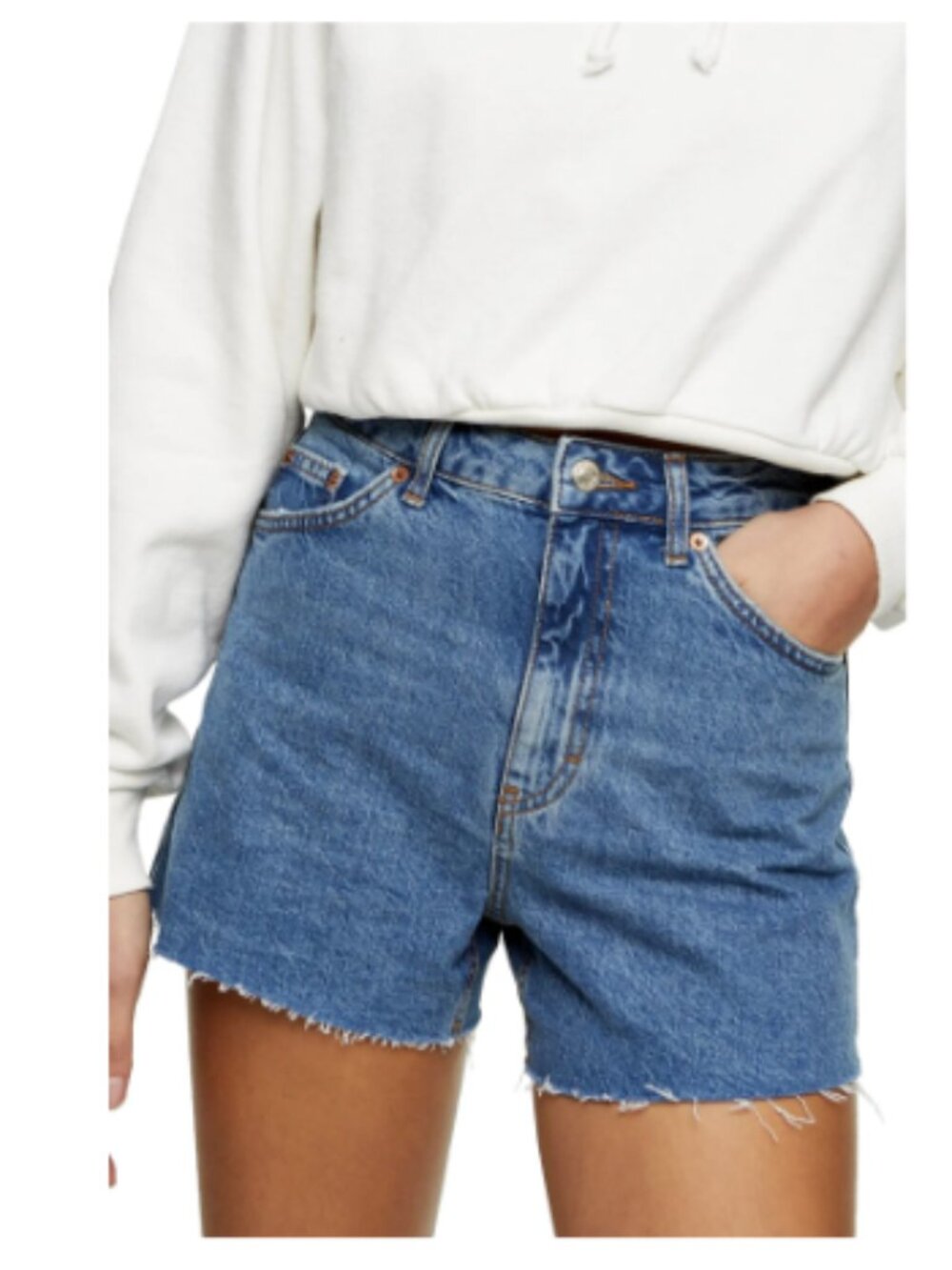 Topshop A-Line Mom Shorts